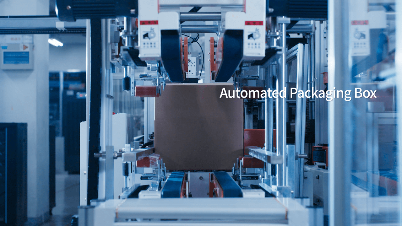 Automated packaging box