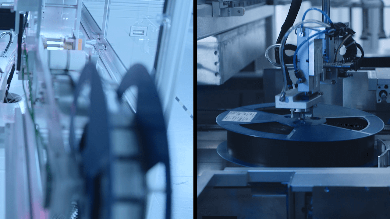 Automated tape and reel packaging